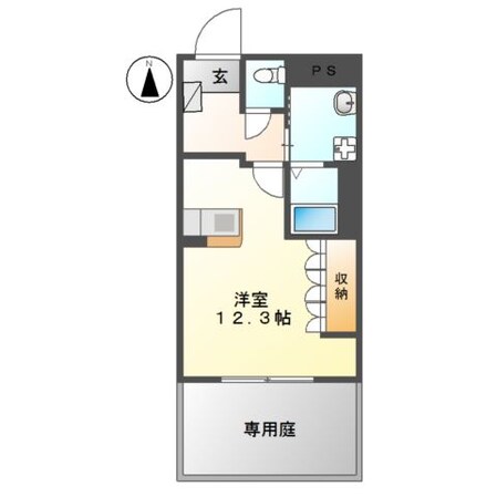 大阪狭山市駅 徒歩8分 1階の物件間取画像